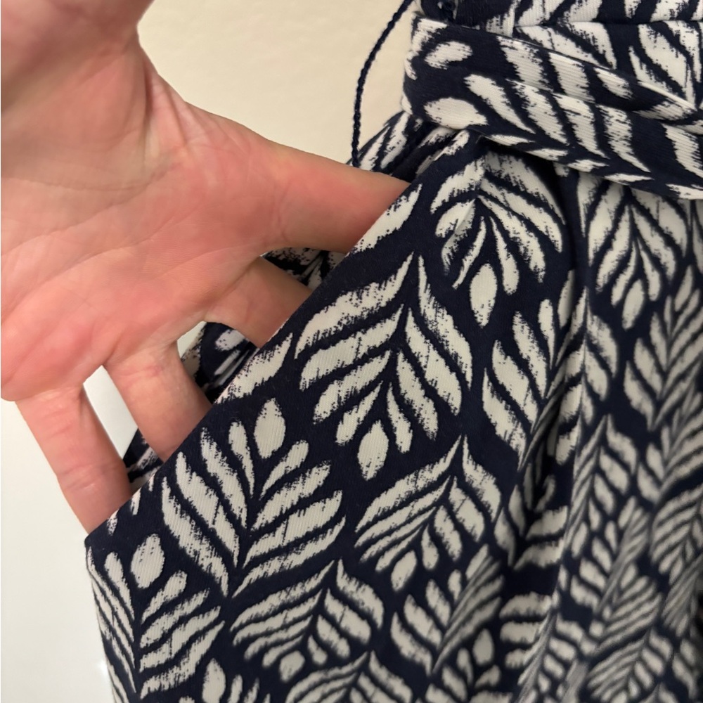 Boden Leaf Pattern Romper - image 3